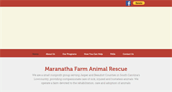Desktop Screenshot of maranathafarm.net