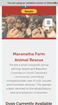 Mobile Screenshot of maranathafarm.net